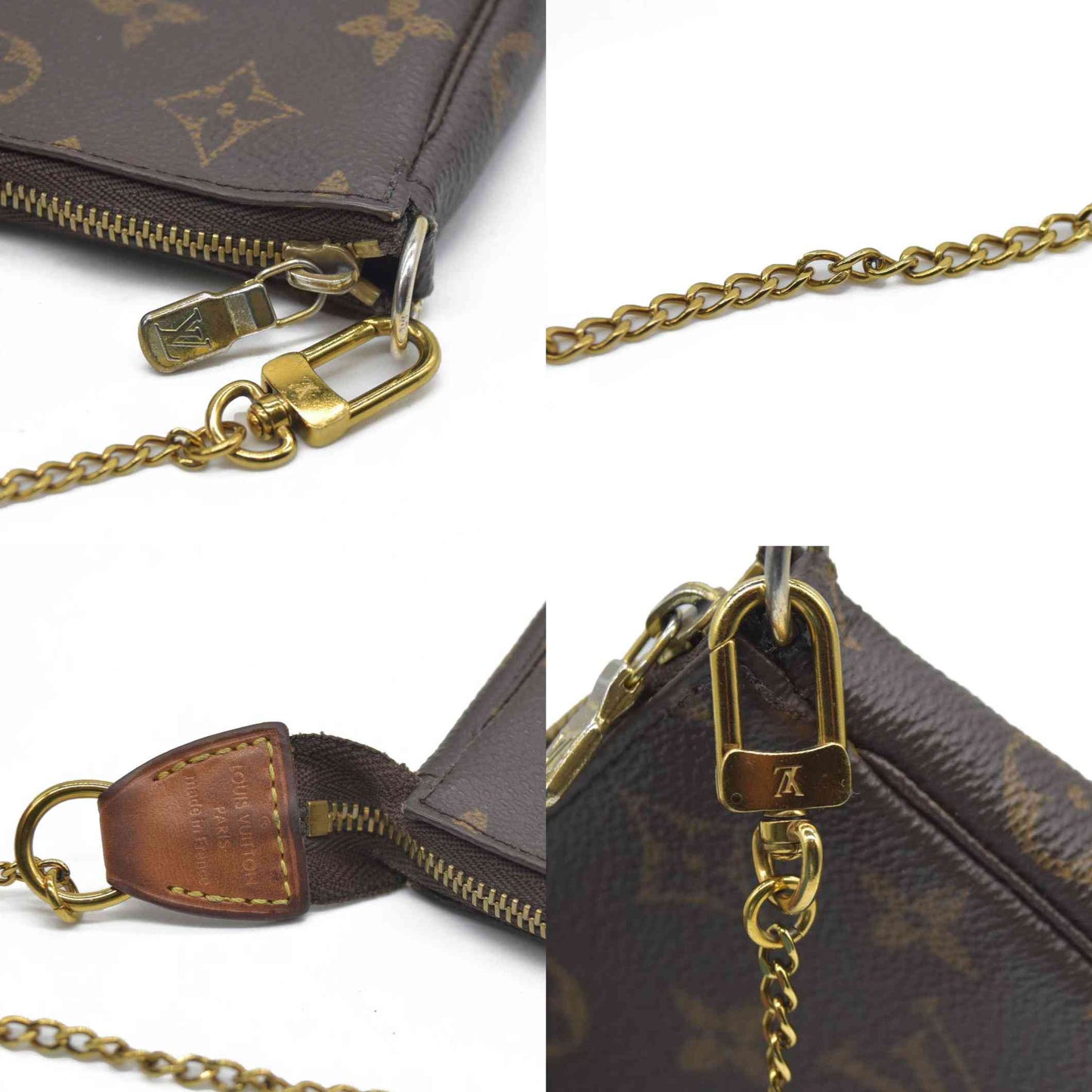 AUCTION  $1050 Louis Vuitton Monogram Mini Pochette Accessories SP2158