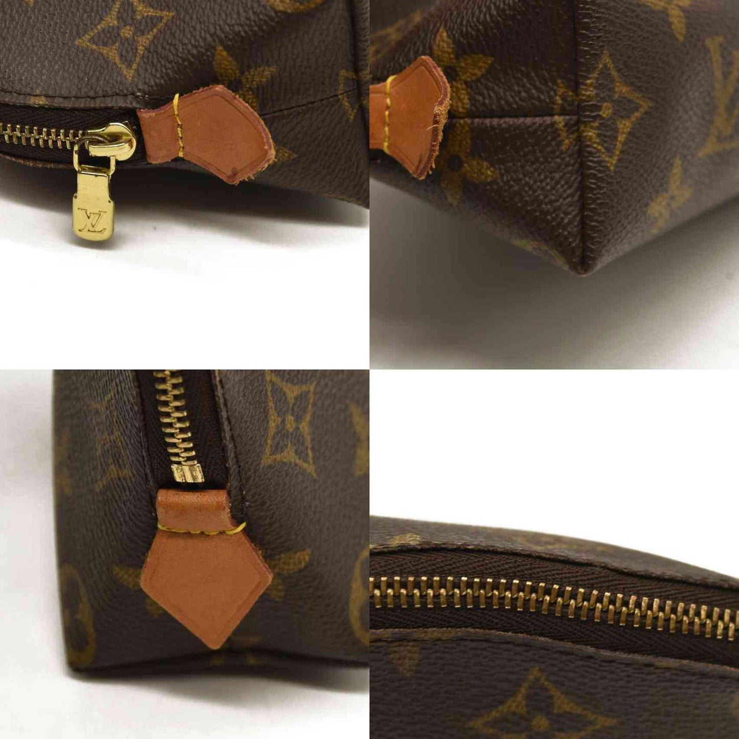 LOUIS VUITTON  Monogram Cosmetic Pouch CA0061