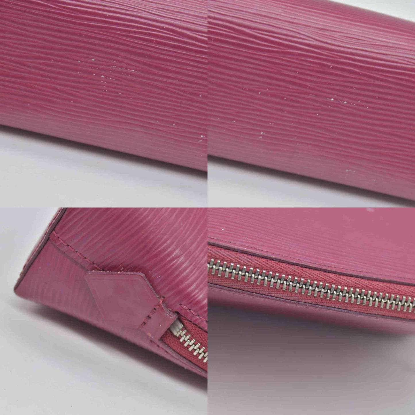 $640 2017 Louis Vuitton Epi Pochette Cosmetic Pouch Bag SR2147