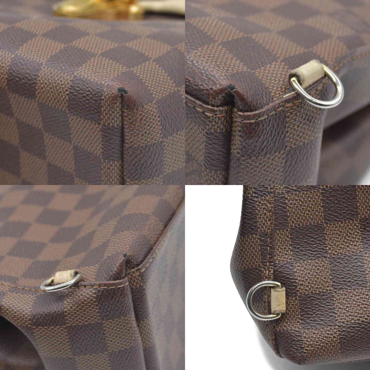 $2240 Louis Vuitton Damier Ebene Clapton SR0189 2019