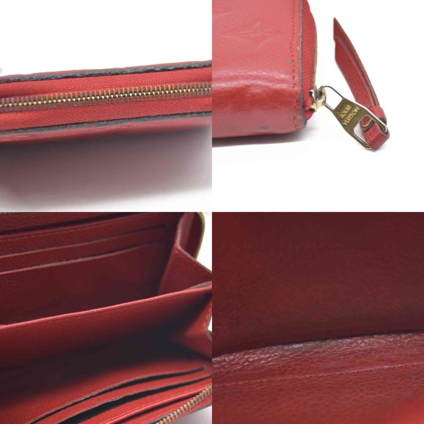 Louis Vuitton Monogram Empreinte Zippy Zip Around Wallet Coin Purse $740 TS5114