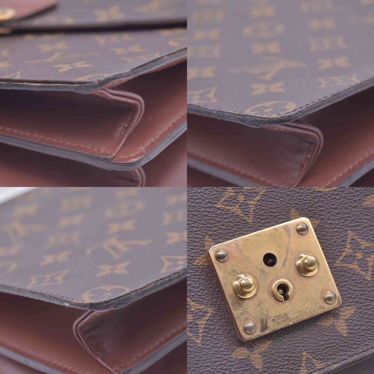 $1290 1994 LOUIS VUITTON Monogram Concorde A20994 10020825