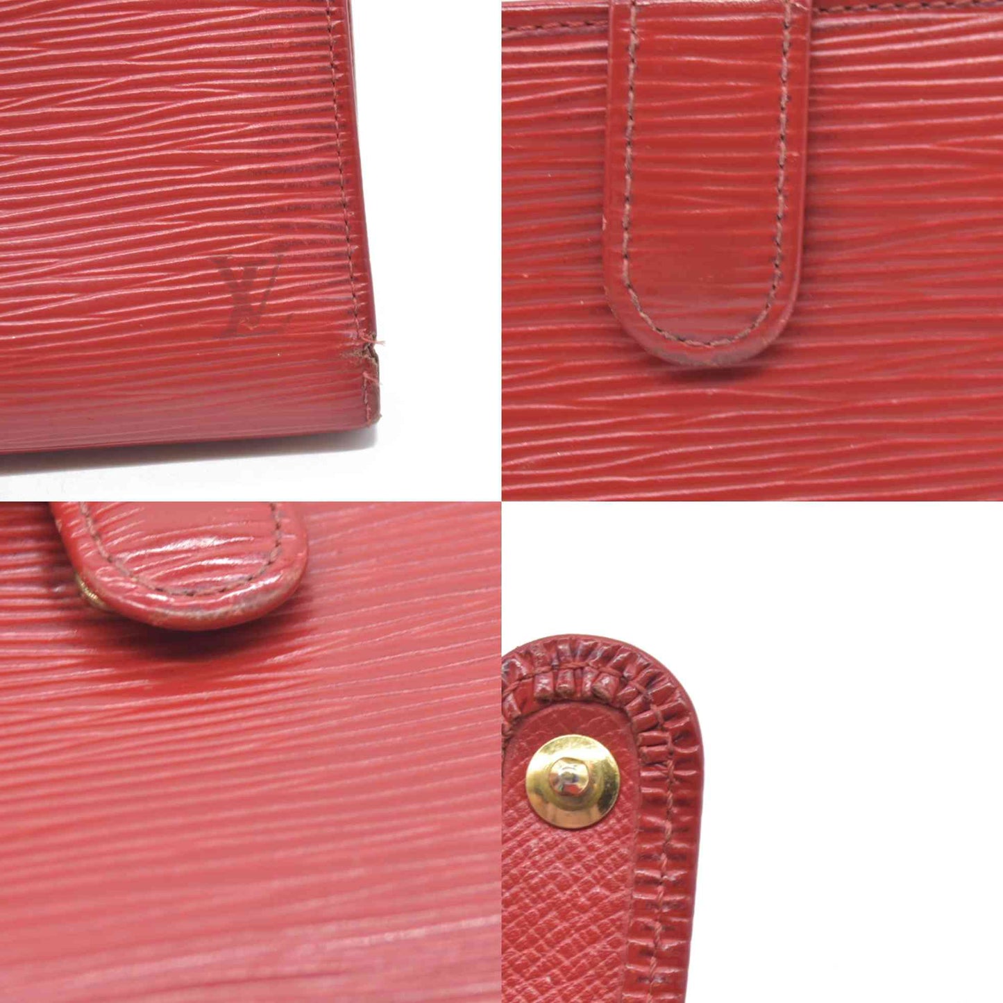 LOUIS VUITTON Epi Porte Monnaie Billets Viennois Wallet MI0997