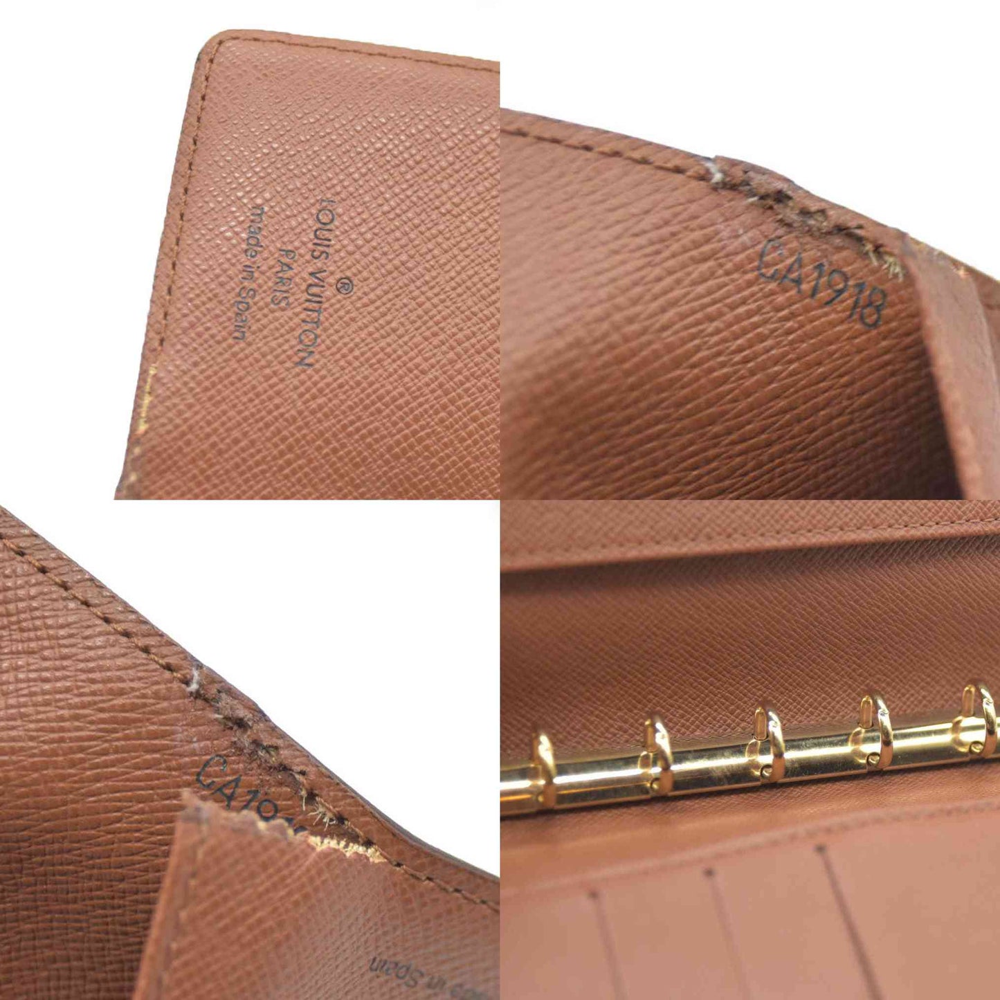 Louis Vuitton Monogram Agenda PM Notebook Cover Brown CA1918