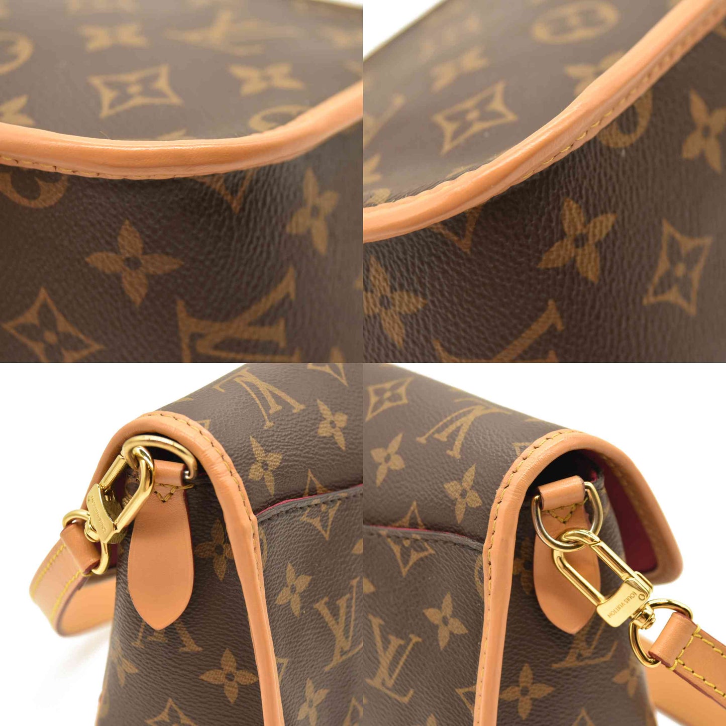 Louis Vuitton  Monogram Diane Fuchsia RFID