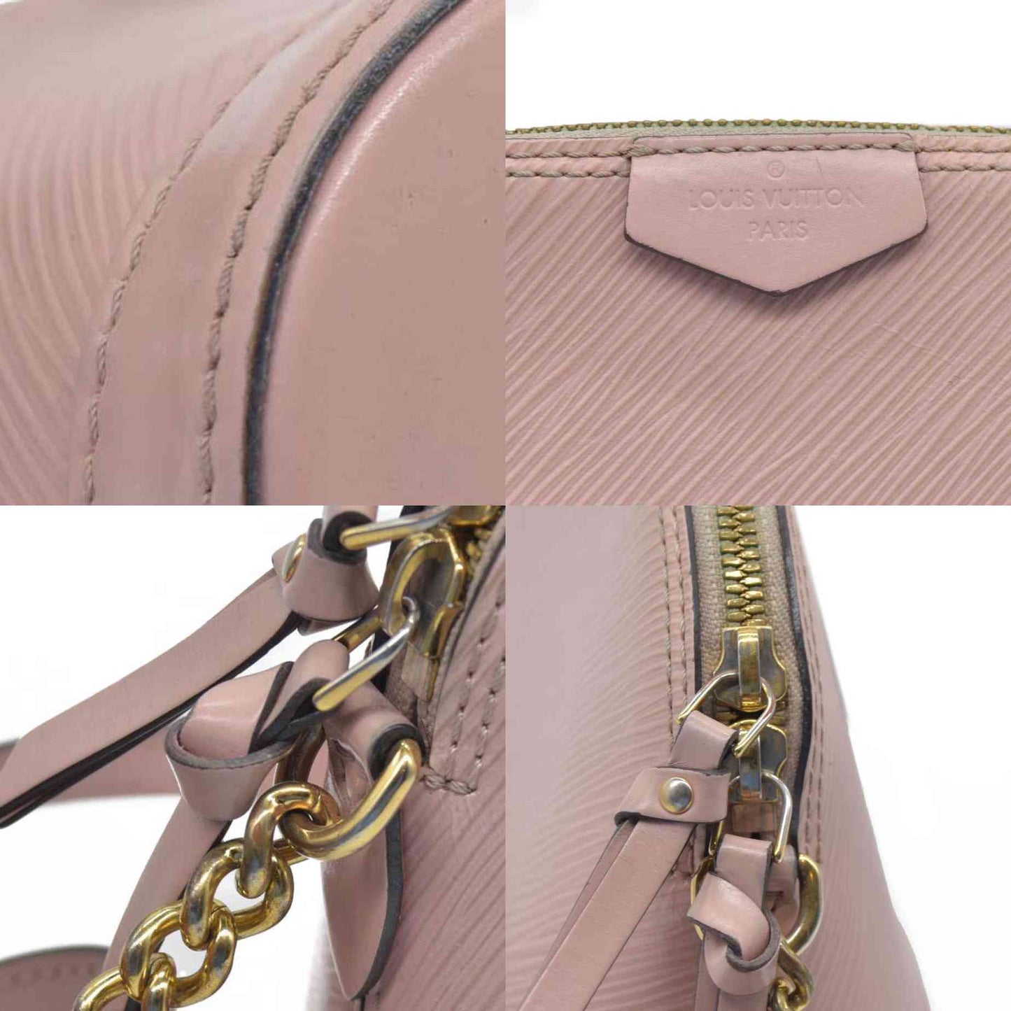 $1820 Louis Vuitton Epi Leather Alma Mini