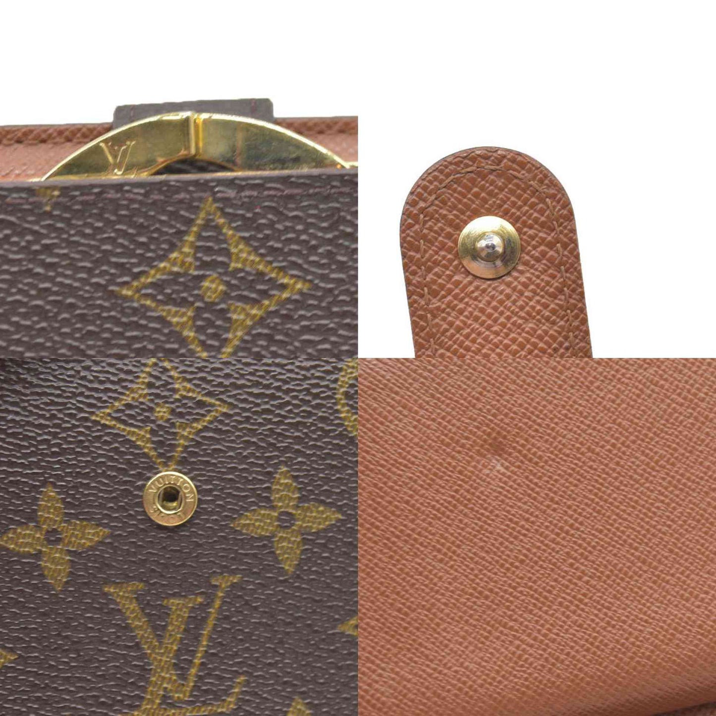 LOUIS VUITTON Monogram Porte Monnaie Billets Viennois Wallet CA0020