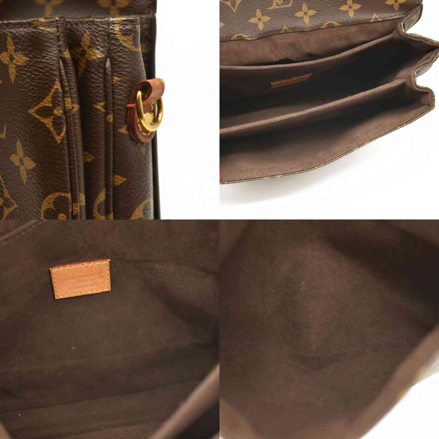 LOUIS VUITTON Monogram Pochette Metis AR1108