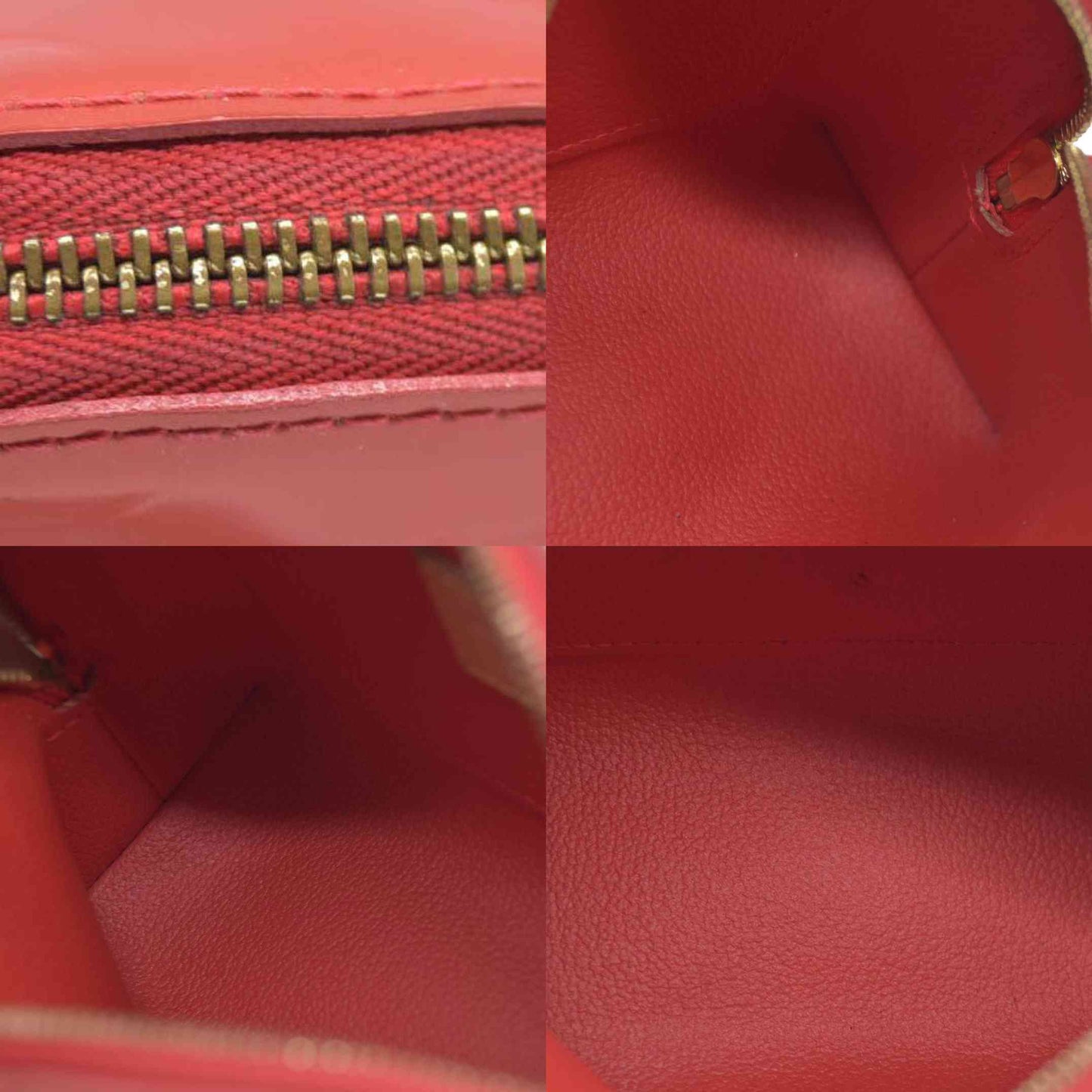$530 Louis Vuitton  Vernis Cosmetic Pouch Cherry