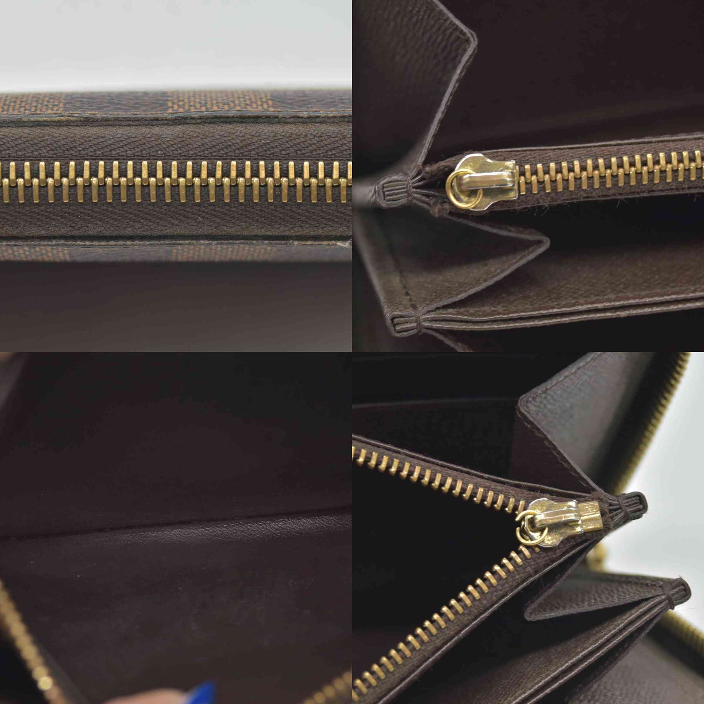 $940 Louis Vuitton Damier Ebene Zippy Wallet CONSIGNMENT