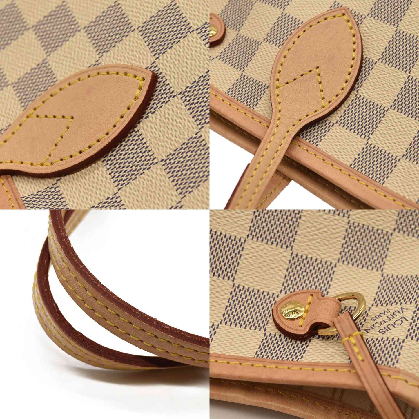 LOUIS VUITTON  Damier Azur Neverfull PM RFID