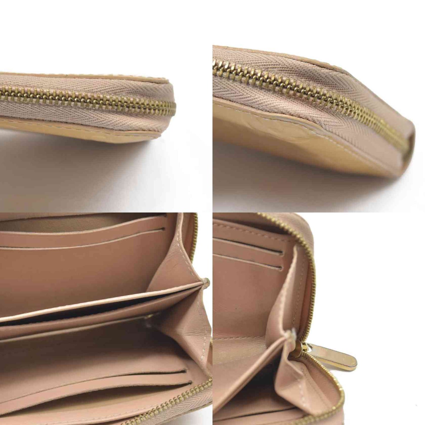 $520 Louis Vuitton Monogram Vernis Zippy Zip Around Wallet Coin Purse TH4089