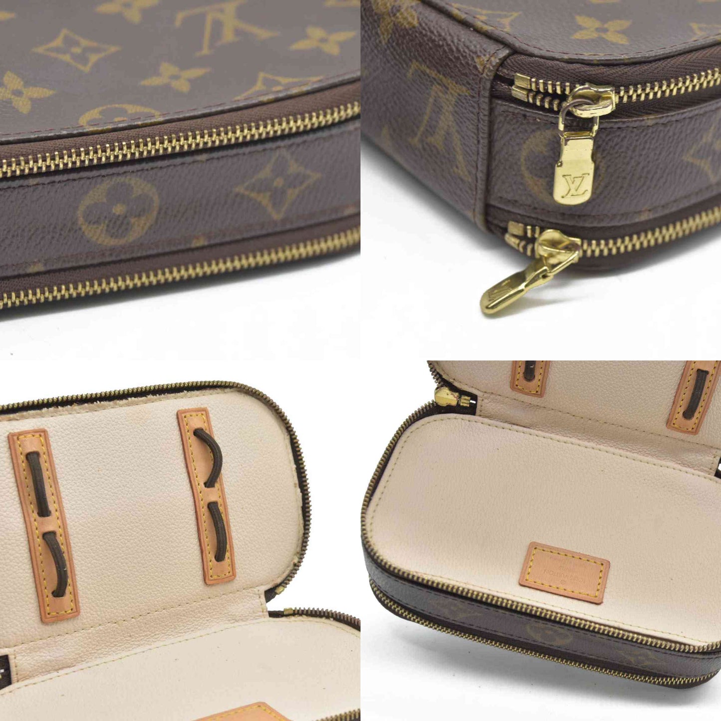 $580 Louis Vuitton  Monogram Trousse Blush PM Cosmetic Pouch