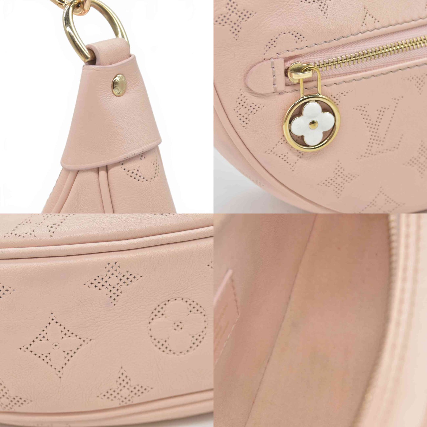 $3000 2024 Louis Vuitton Cruise Perforated Monogram Flower Ring Loop