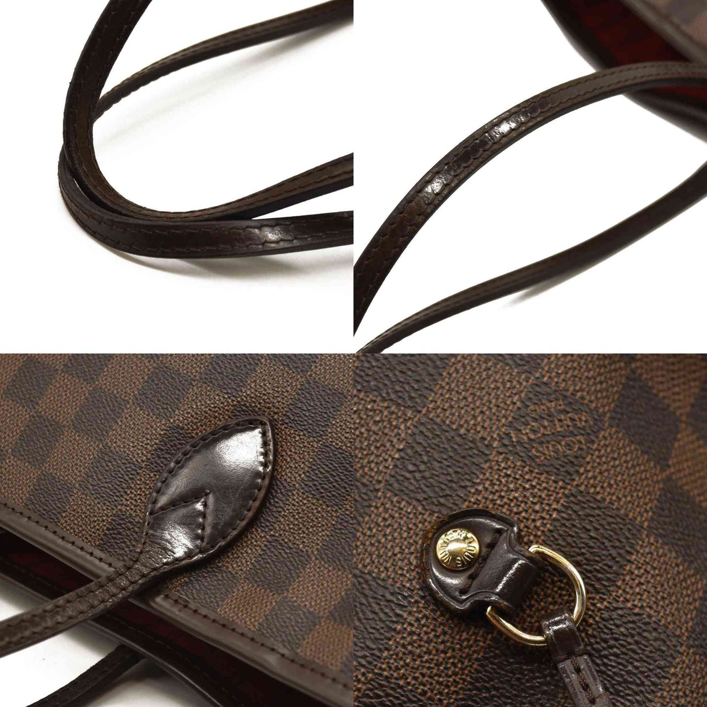 LOUIS VUITTON  Damier Ebene Neverfull MM DK327