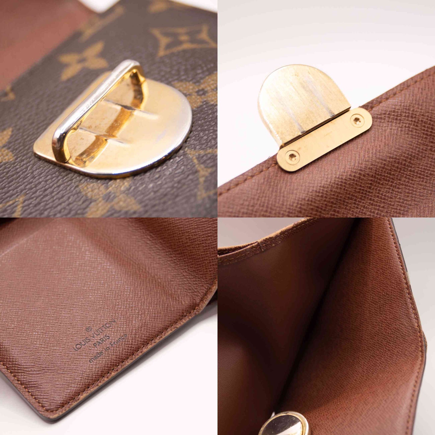$705 2005 Louis Vuitton Monogram Koala Compact Wallet TH0065