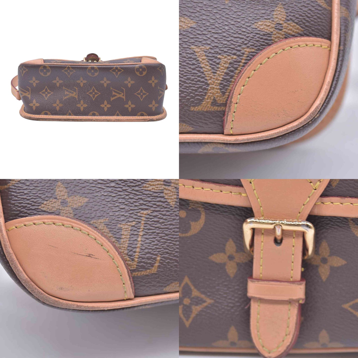 $2940 Louis Vuitton Monogram Diane Black