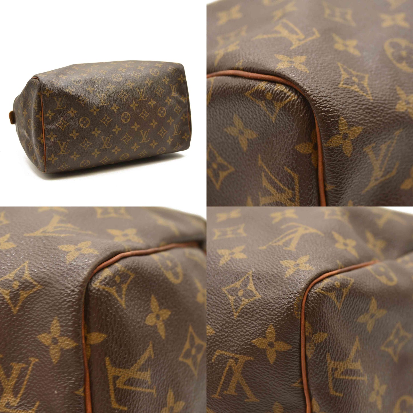 Louis Vuitton Monogram Speedy 30  M41108  Doctors Satchel Brown TH0042