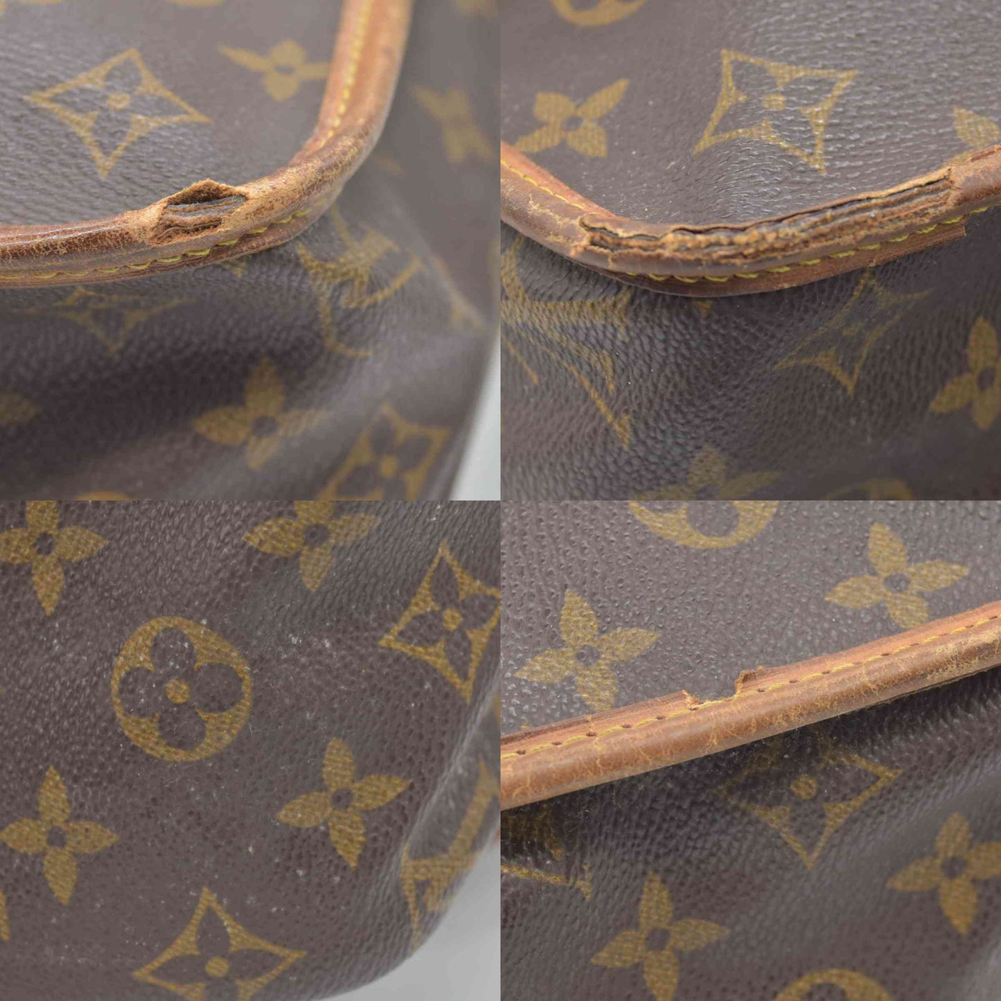 $1550 1992 Louis Vuitton Monogram Sac Gibeciere GM AR0992