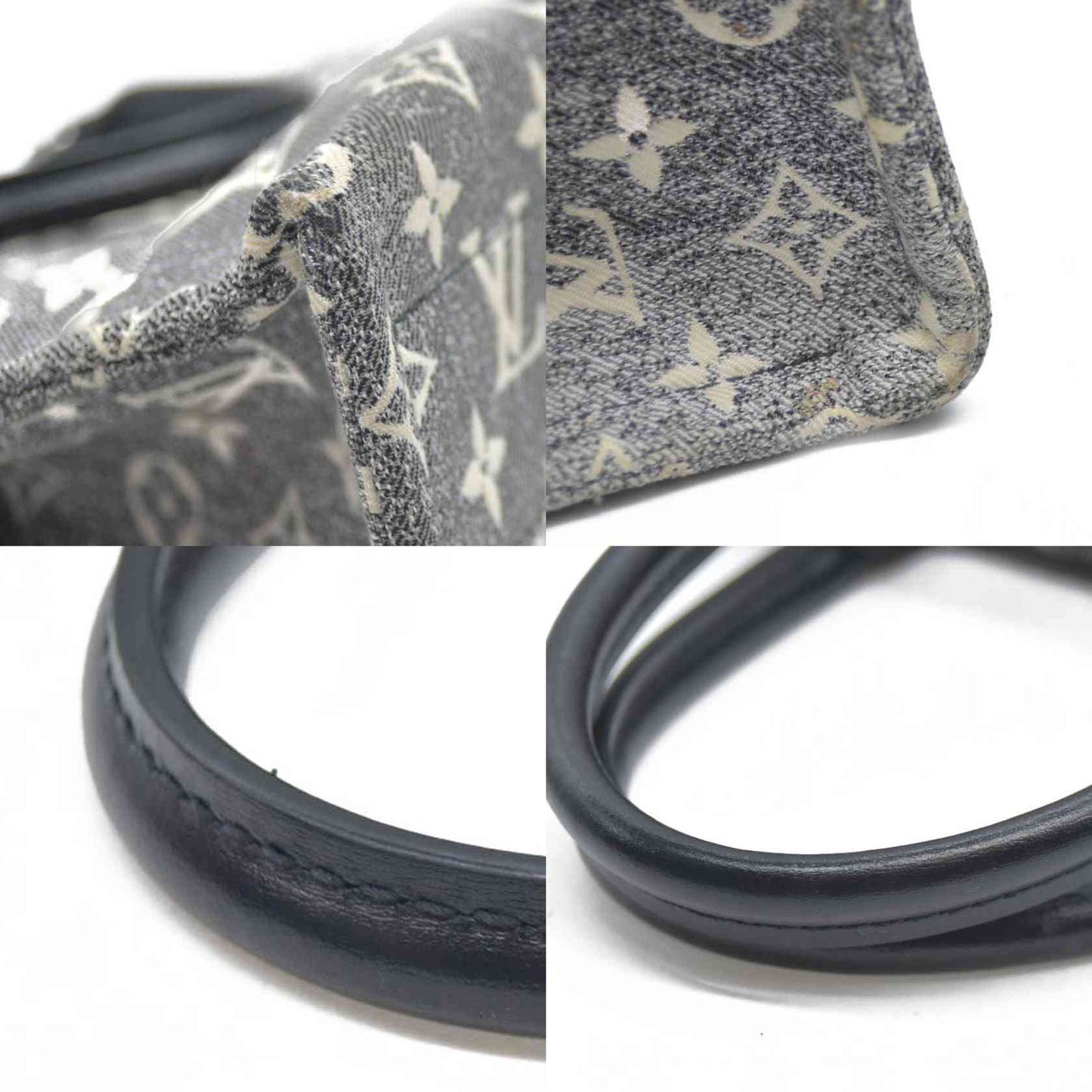 Louis Vuitton  Monogram Jacquard Denim Onthego MM Black