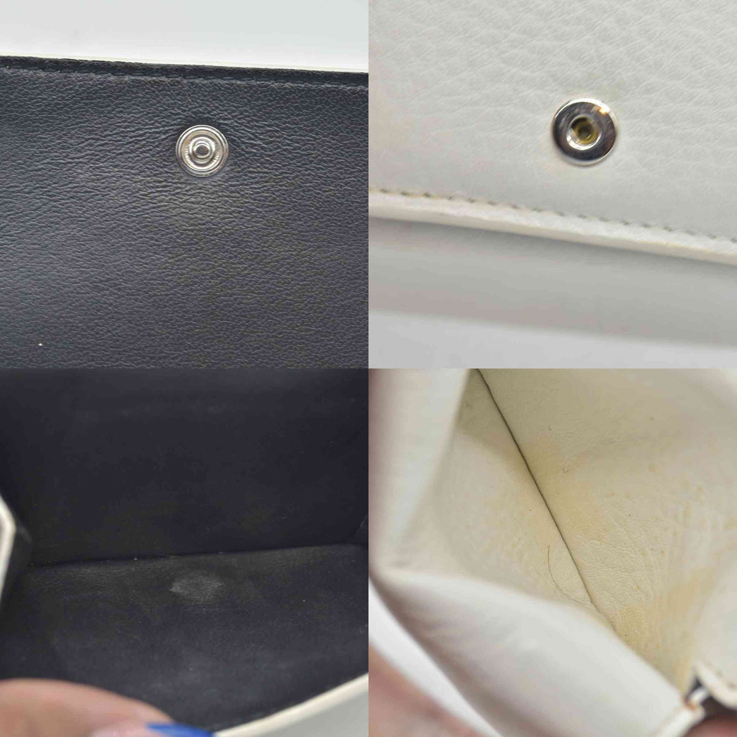 $475 Balenciaga Trifold Everyday Compact Wallet Leather Compact Wallet CONSIGNMENT