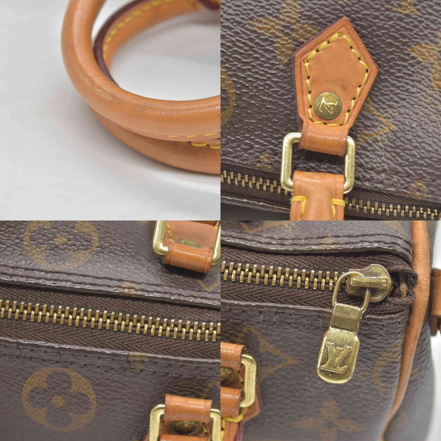 $1920 Louis Vuitton  Monogram Nano Speedy TR2156