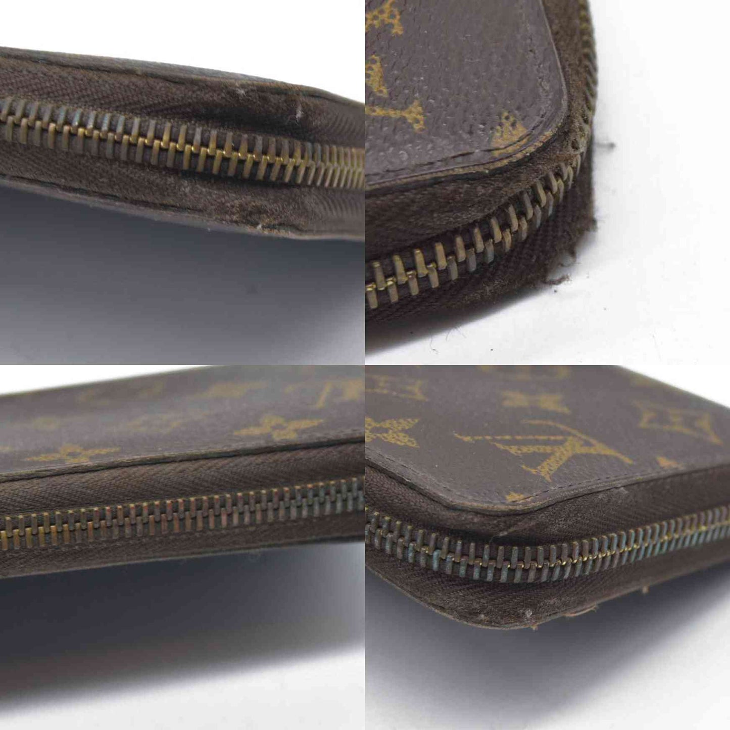$915 Louis Vuitton 2011 LV Monogram Zippy Wallet CA1131