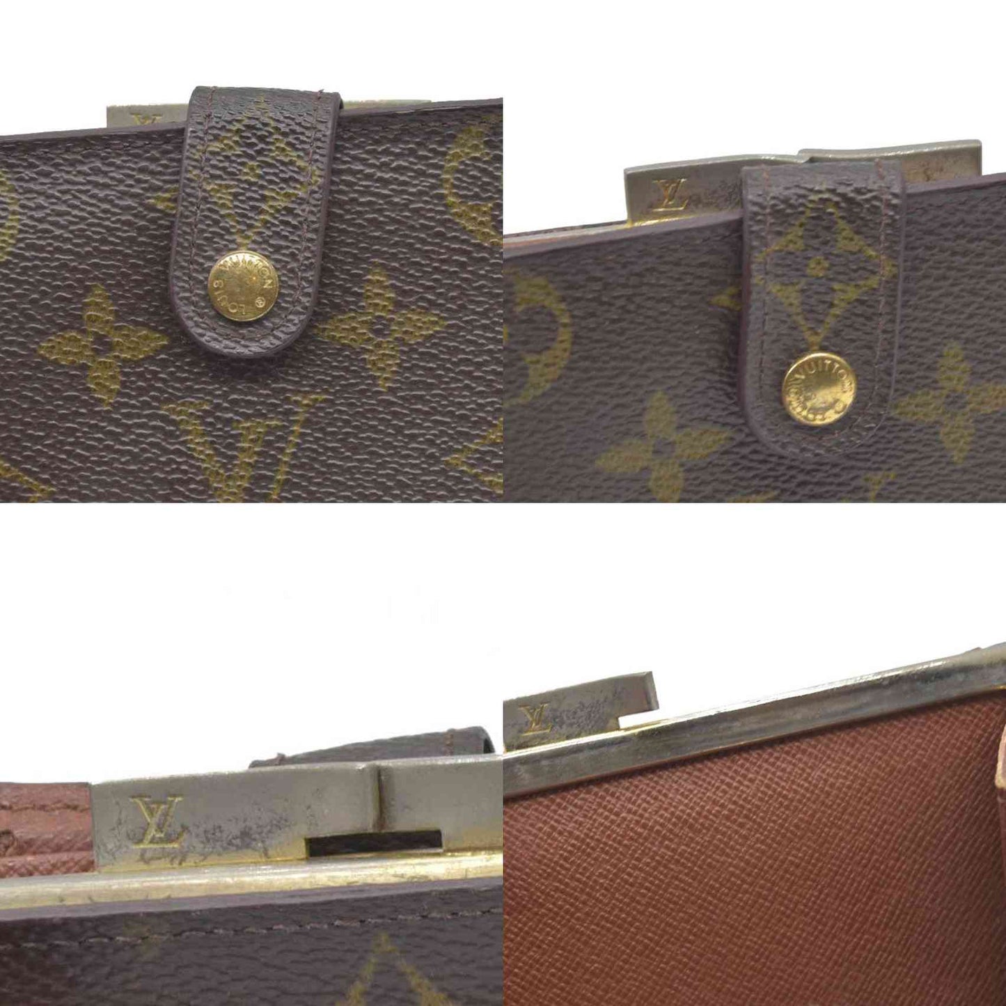 $720 Louis Vuitton 1999 LV Monogram French Purse