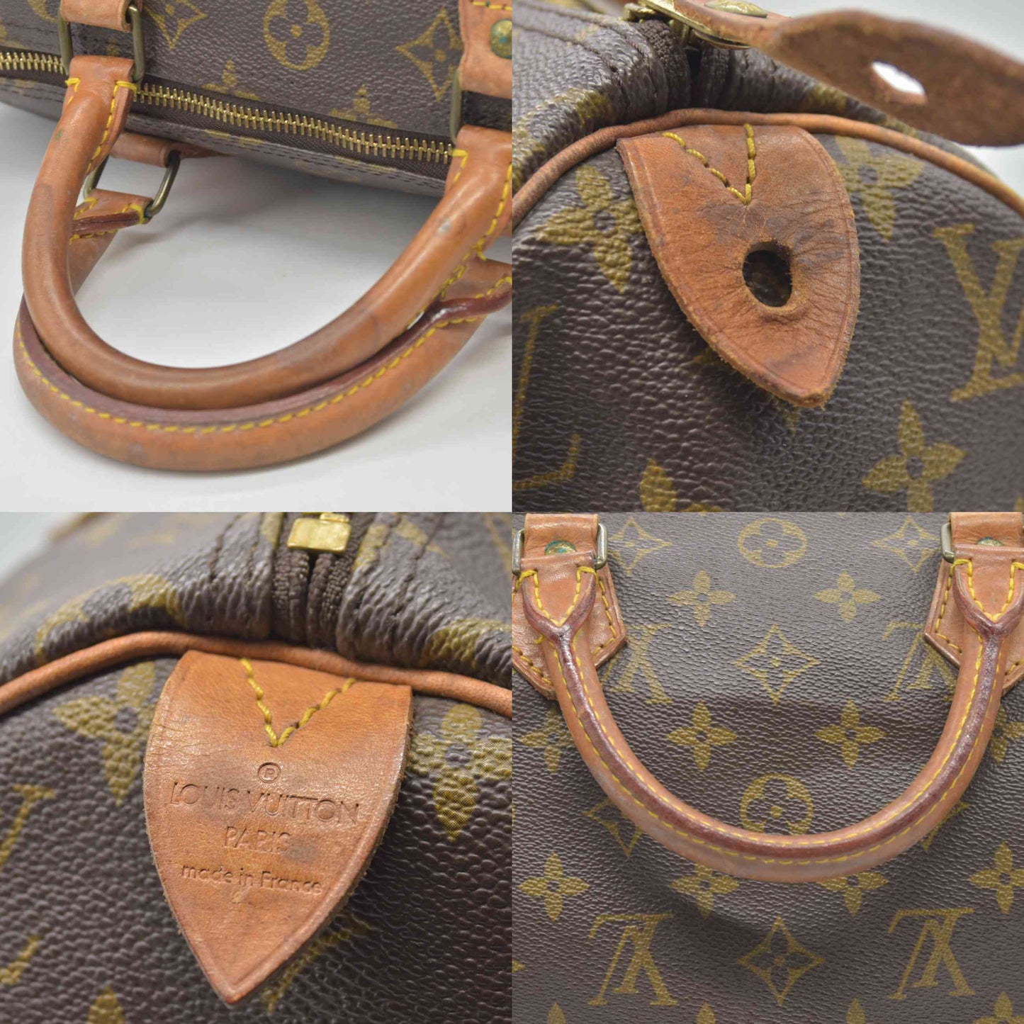 $1550 1991 Louis Vuitton Monogram Speedy 30 VI0931