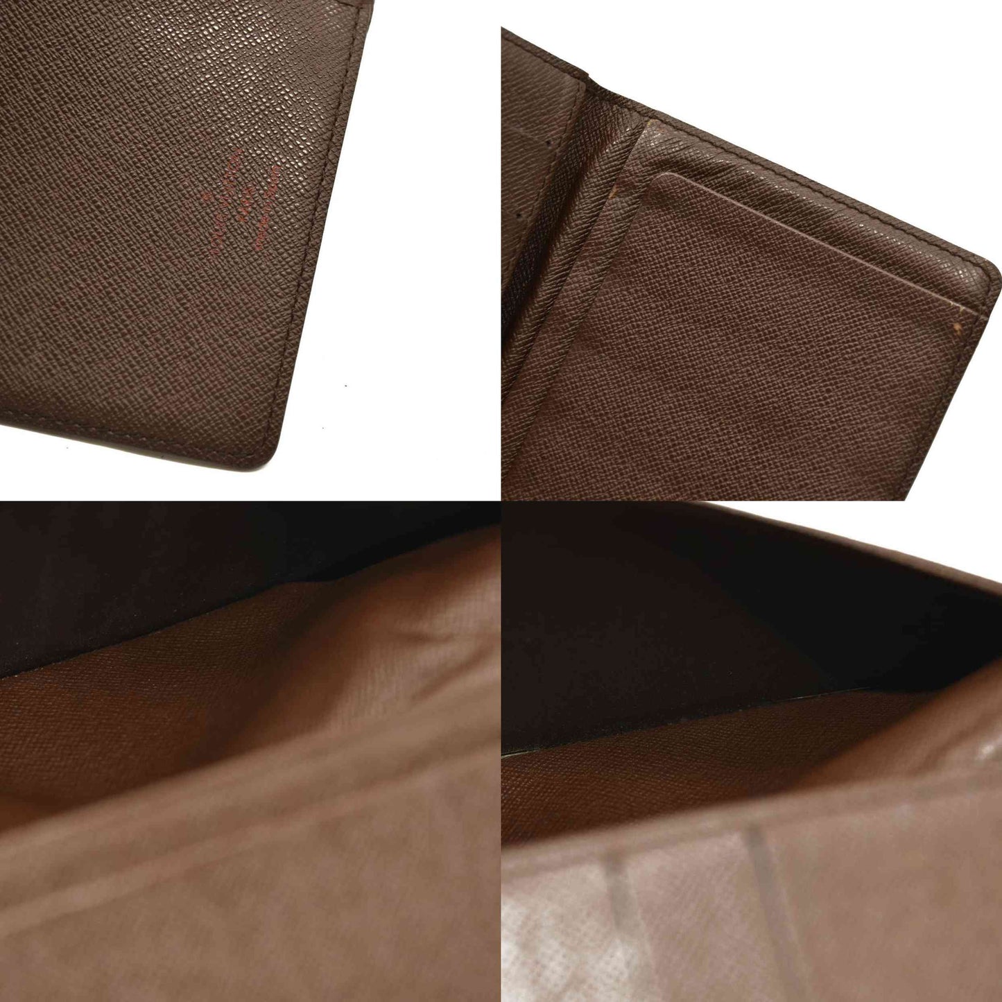 Louis Vuitton  Damier Ebene Porte-Cartes Credit Yen Checkbook Wallet CA0025