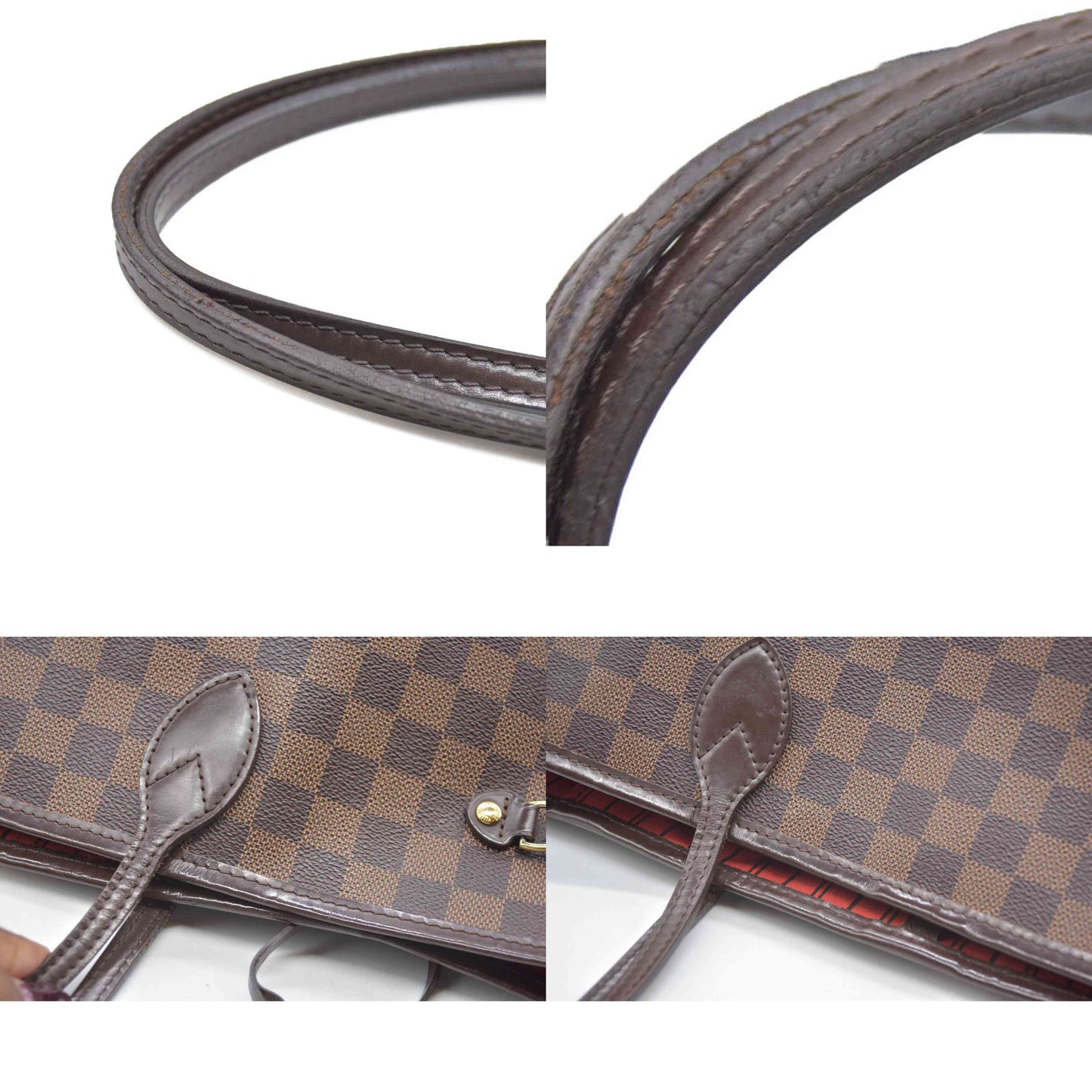 Louis Vuitton  Damier Ebene Neverfull GM FL4104