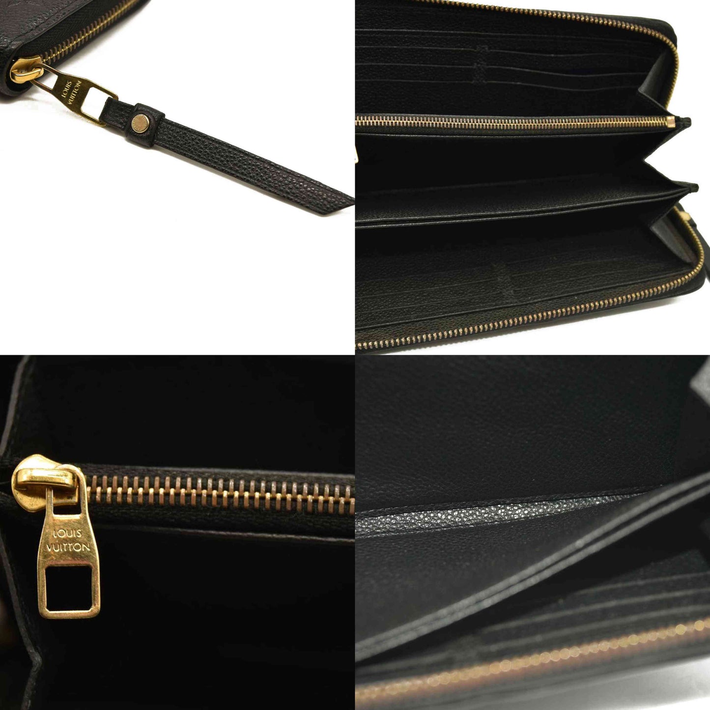 Louis Vuitton  Empreinte Zippy Wallet Black SP1107