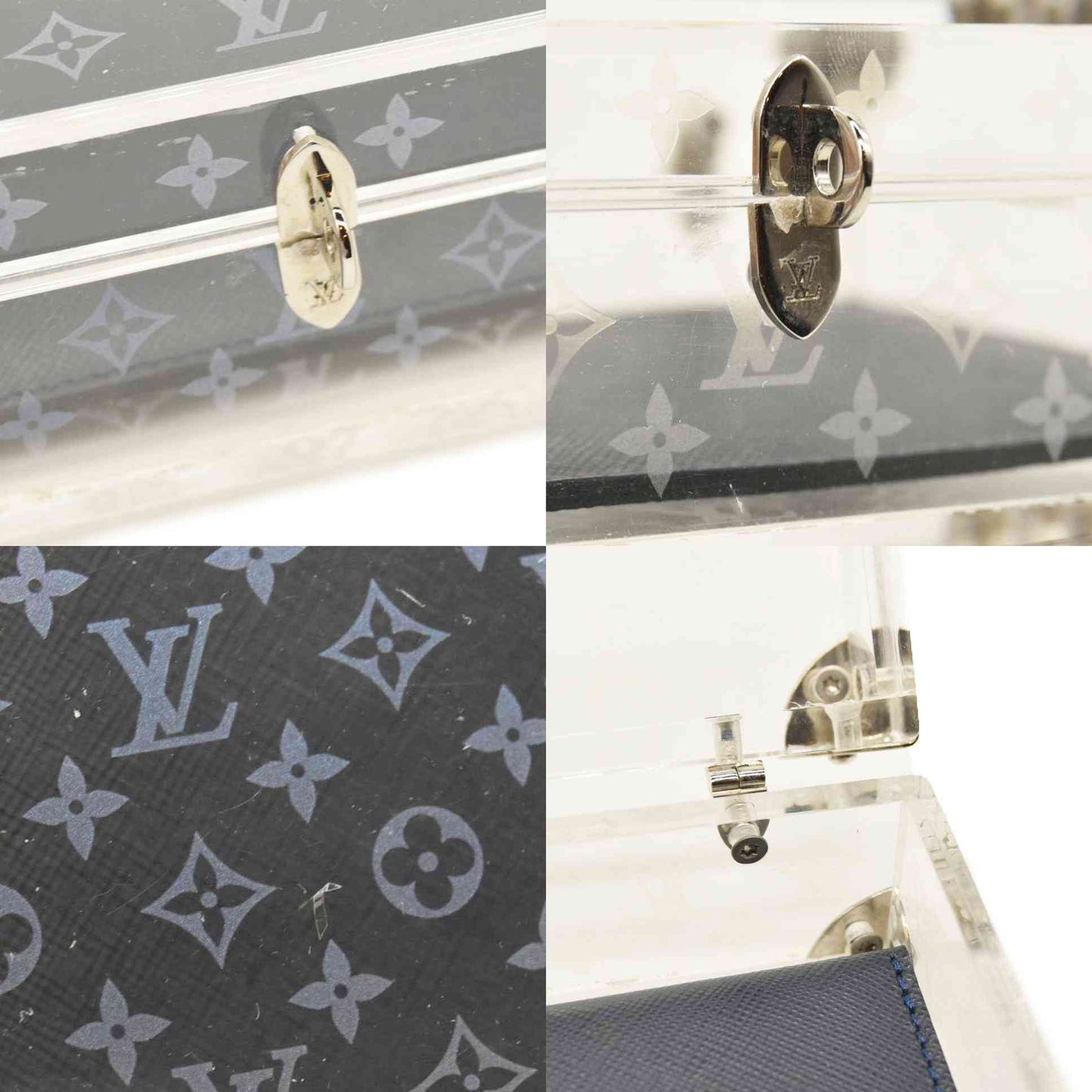 LOUIS VUITTON Transparent Plexiglass Mini Trunk