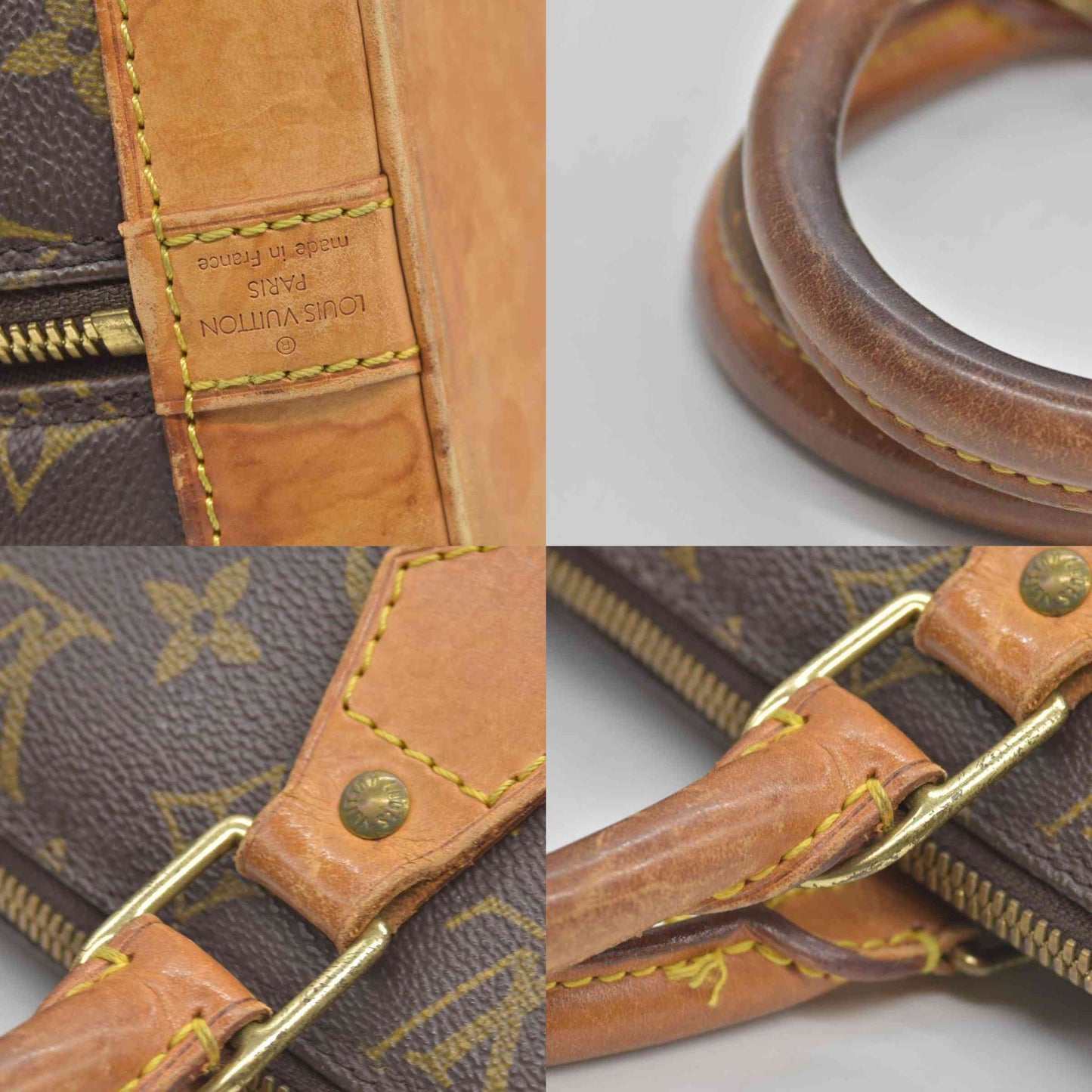 $2090 Louis Vuitton Monogram Alma PM FL1001 2001