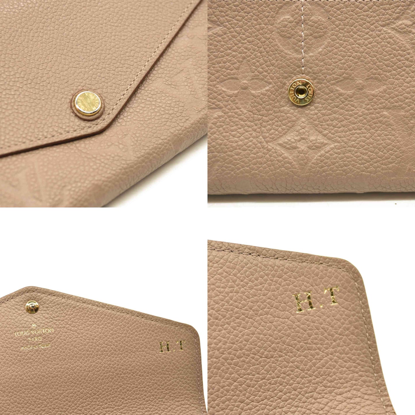 Louis Vuitton  Empreinte Sarah Wallet NM Tourterelle CA2138