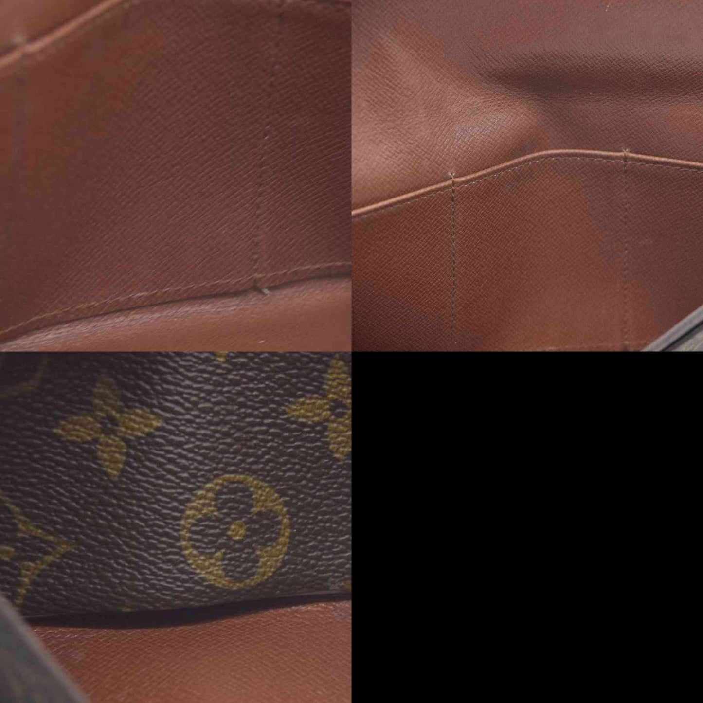 AUCTION $545 Louis Vuitton  Monogram Porte Yen 3 Cartes Credit Wallet MI0913