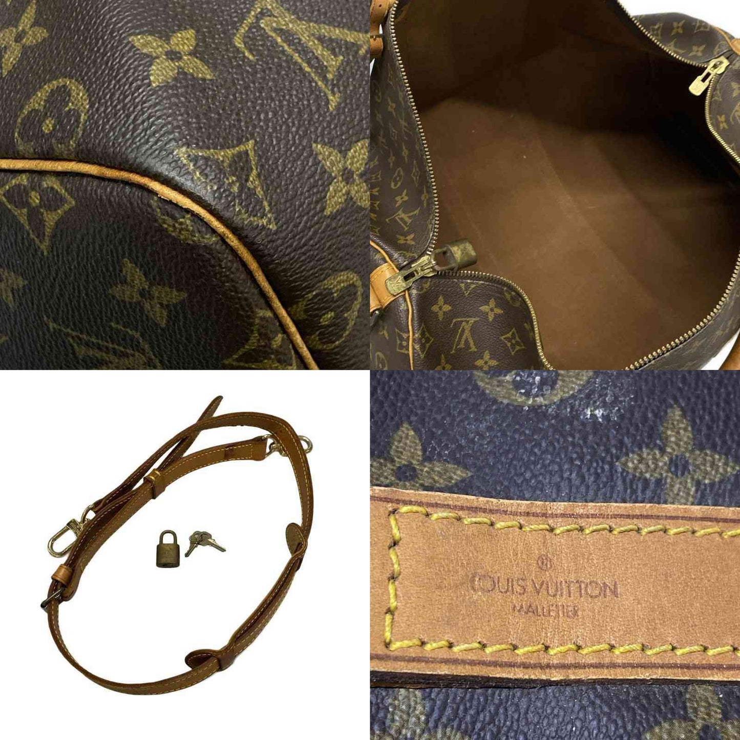 Louis Vuitton  Monogram Keepall Bandouliere 55  882FC