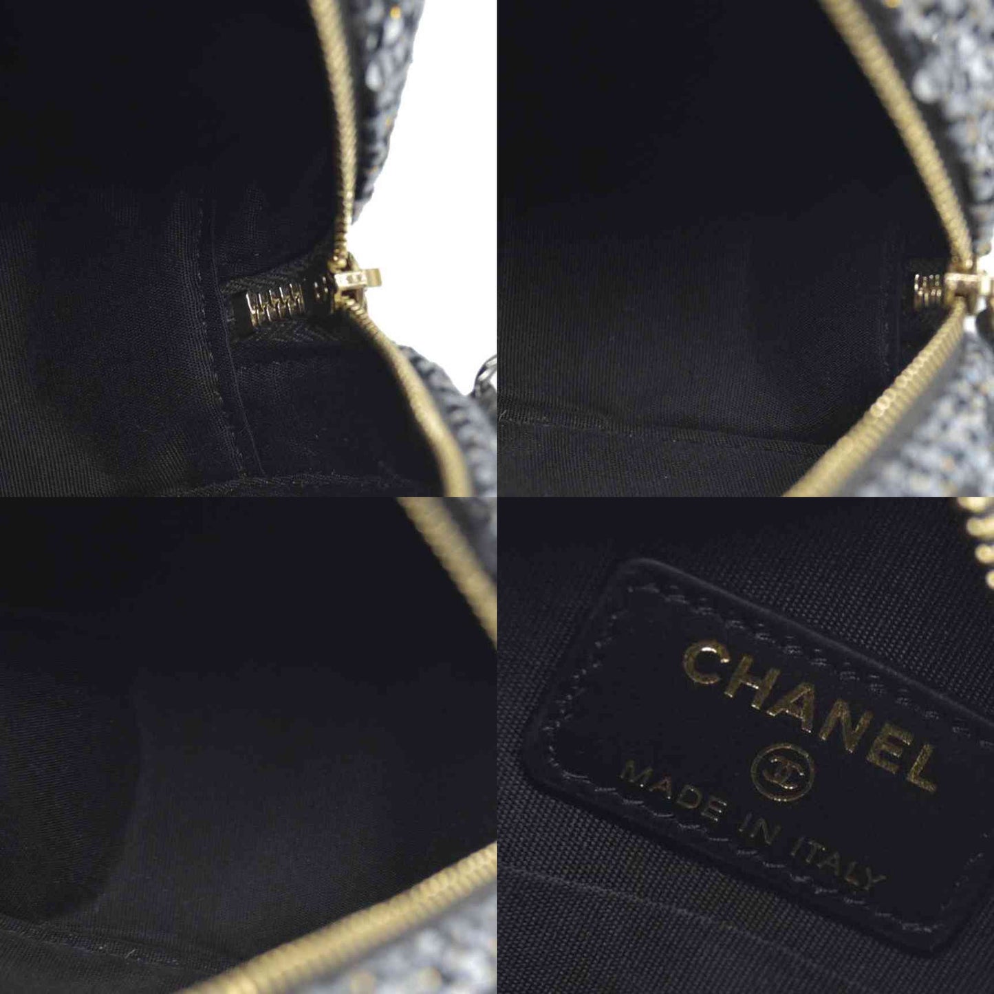 Chanel Sequin 19 Round Clutch on Chain