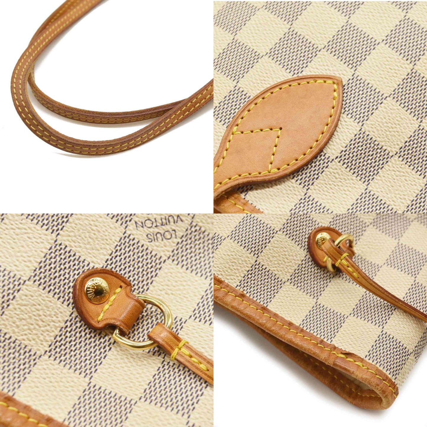 LOUIS VUITTON Damier Azur Neverfull MM CA0150