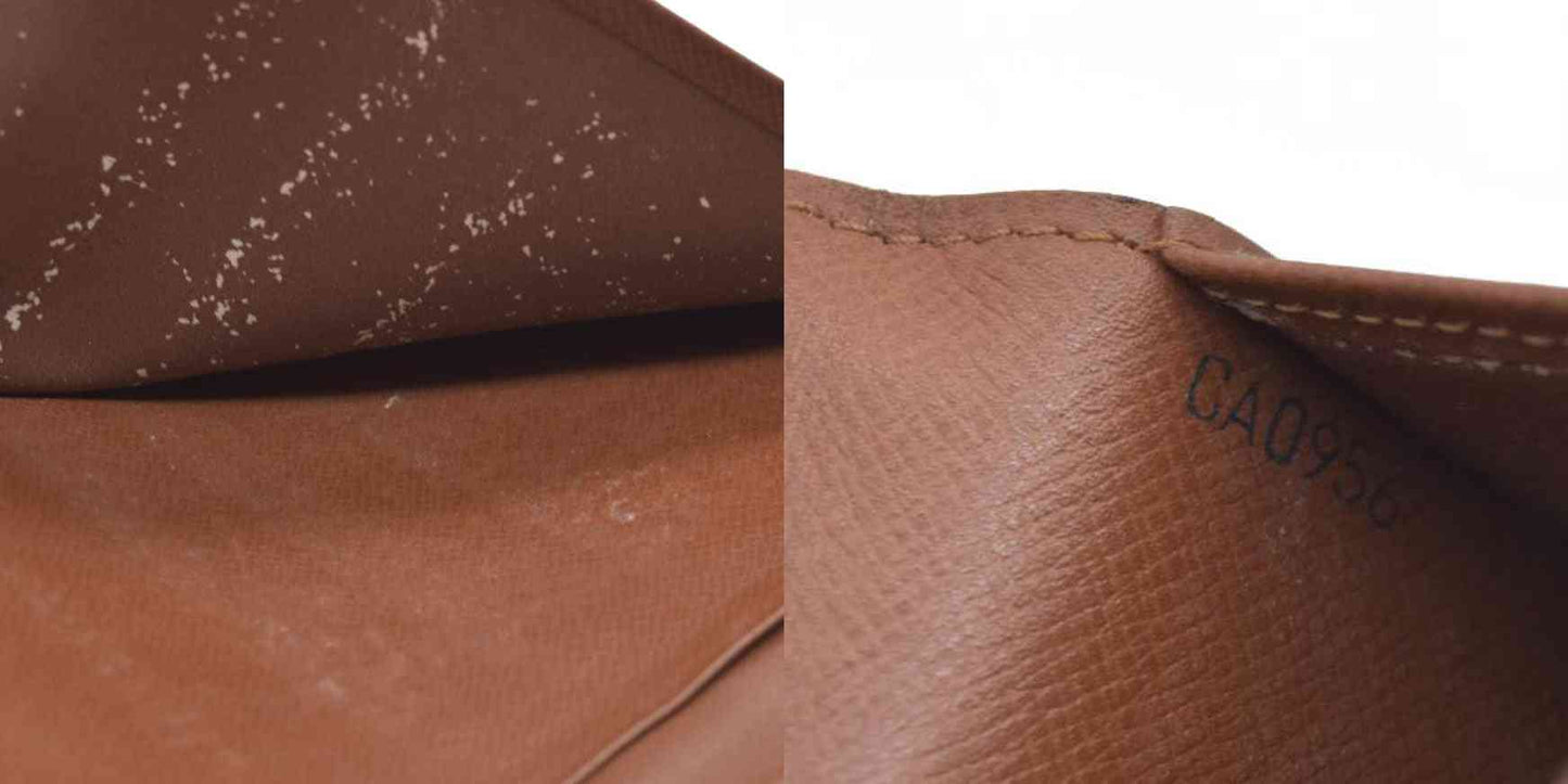 CONSIGNMENT Louis Vuitton Vintage Monogram Pattern Checkbook Holder