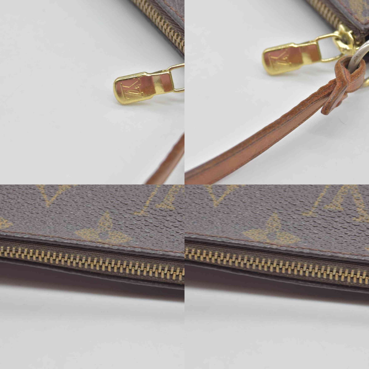$1660 Louis Vuitton Monogram Pochette Accessories Pouch Bag AR1020