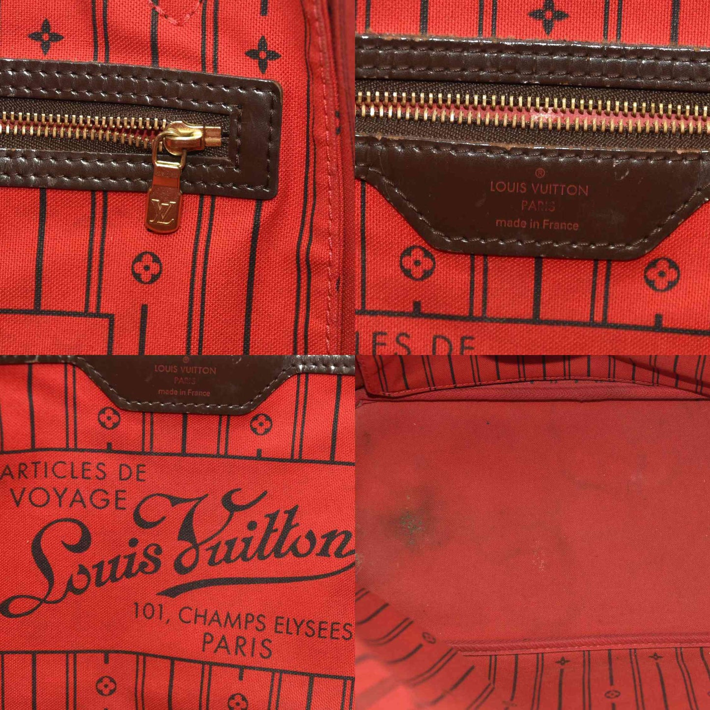 Louis Vuitton  Damier Ebene Neverfull MM