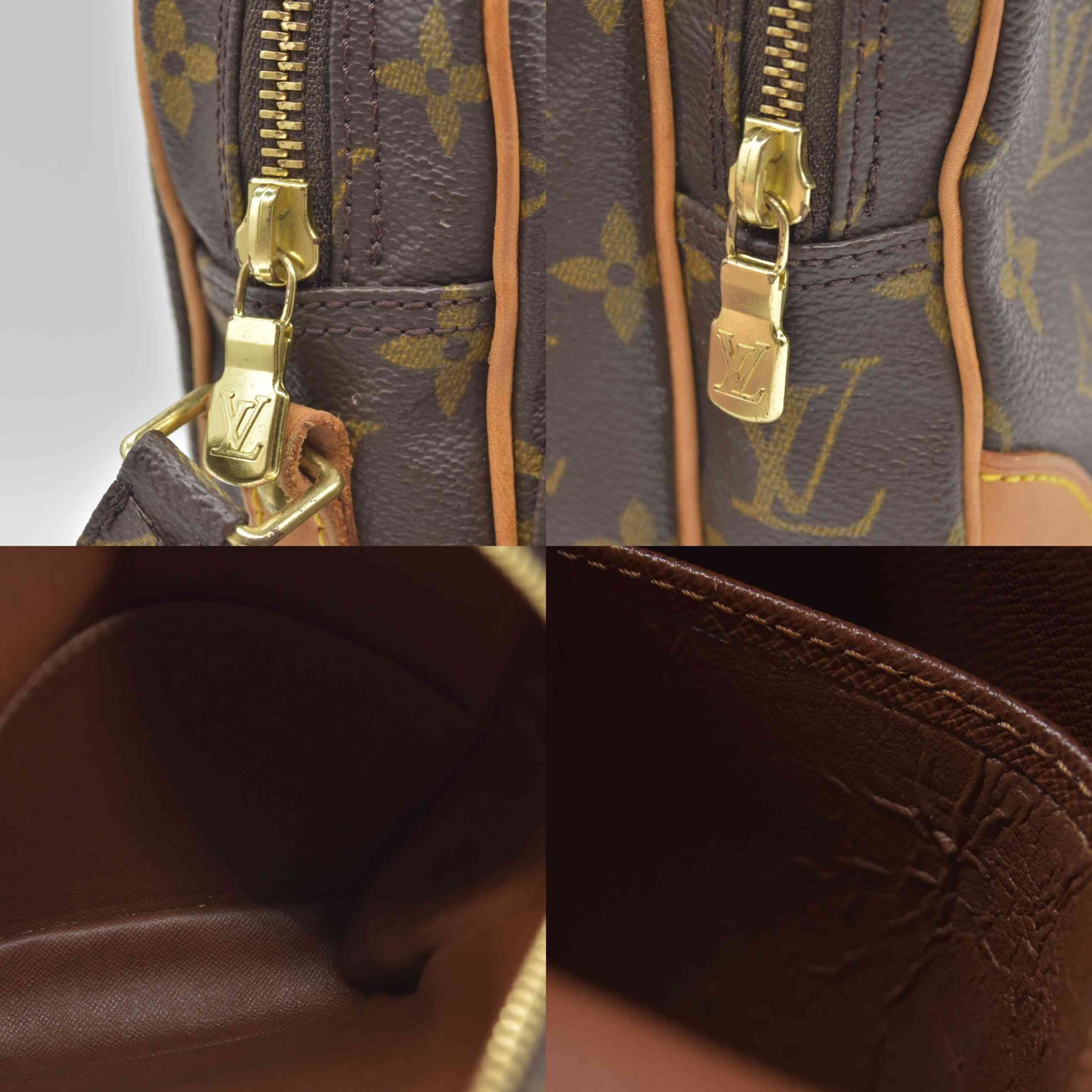 $995 2001 Louis Vuitton Amazone Monogram Crossbody Bag AR0021 CONSIGNMENT