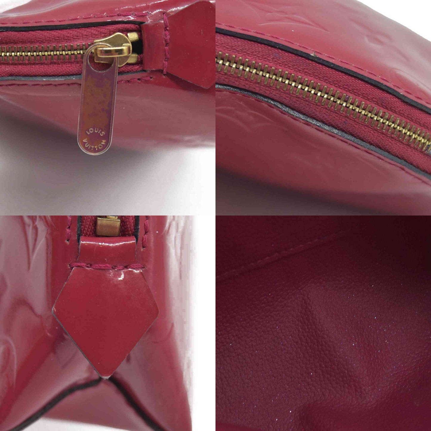 $530 Louis Vuitton Vernis Cosmetic Pouch Pomme D'Amour  CONSIGNMENT