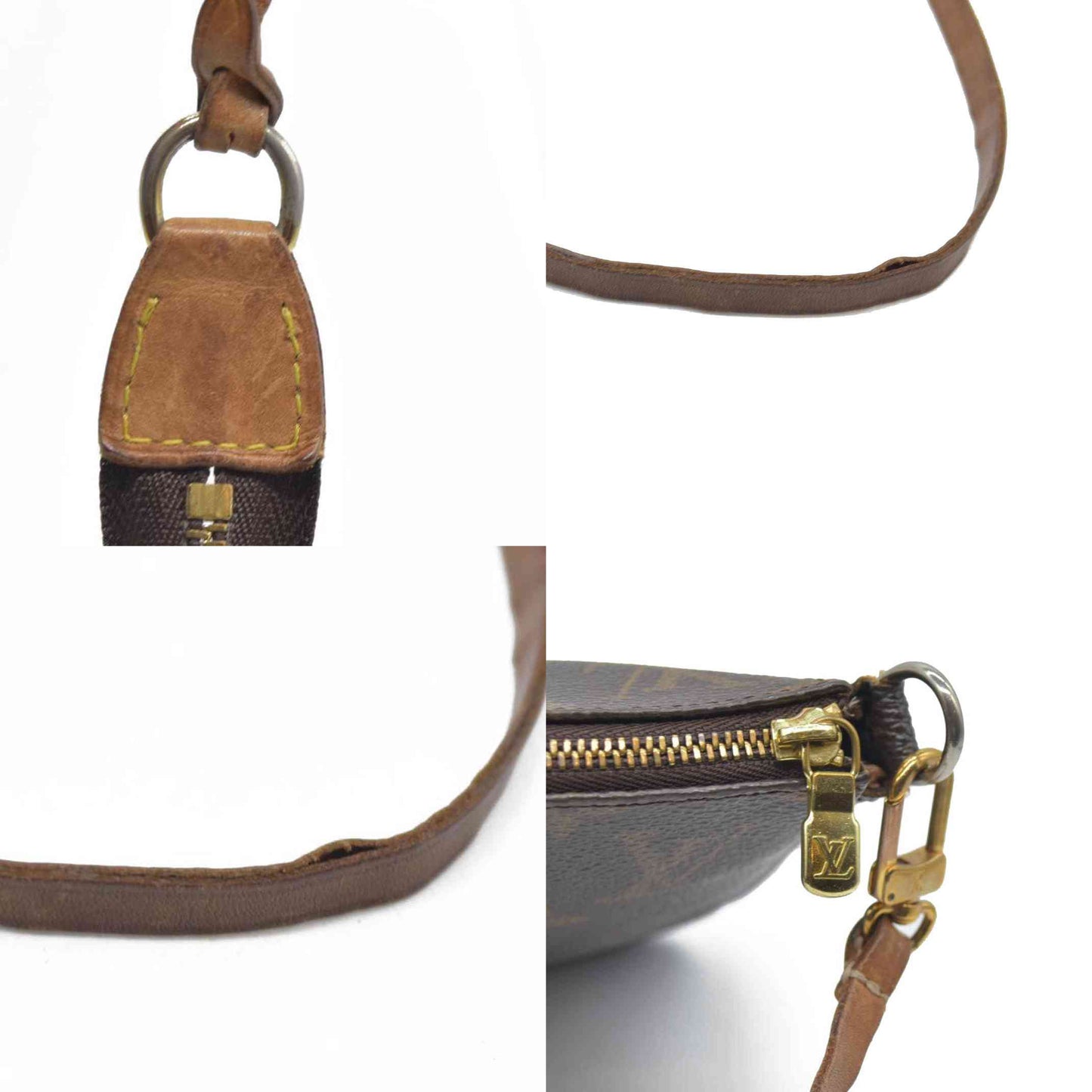 AUCTION $1290 Louis Vuitton Monogram Pochette Accessories CA0030