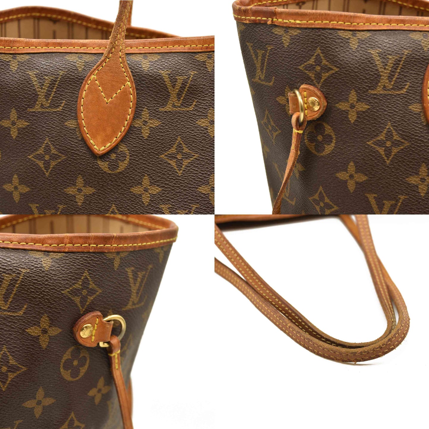 Louis Vuitton Monogram Neverfull MM France AR0038 Tote