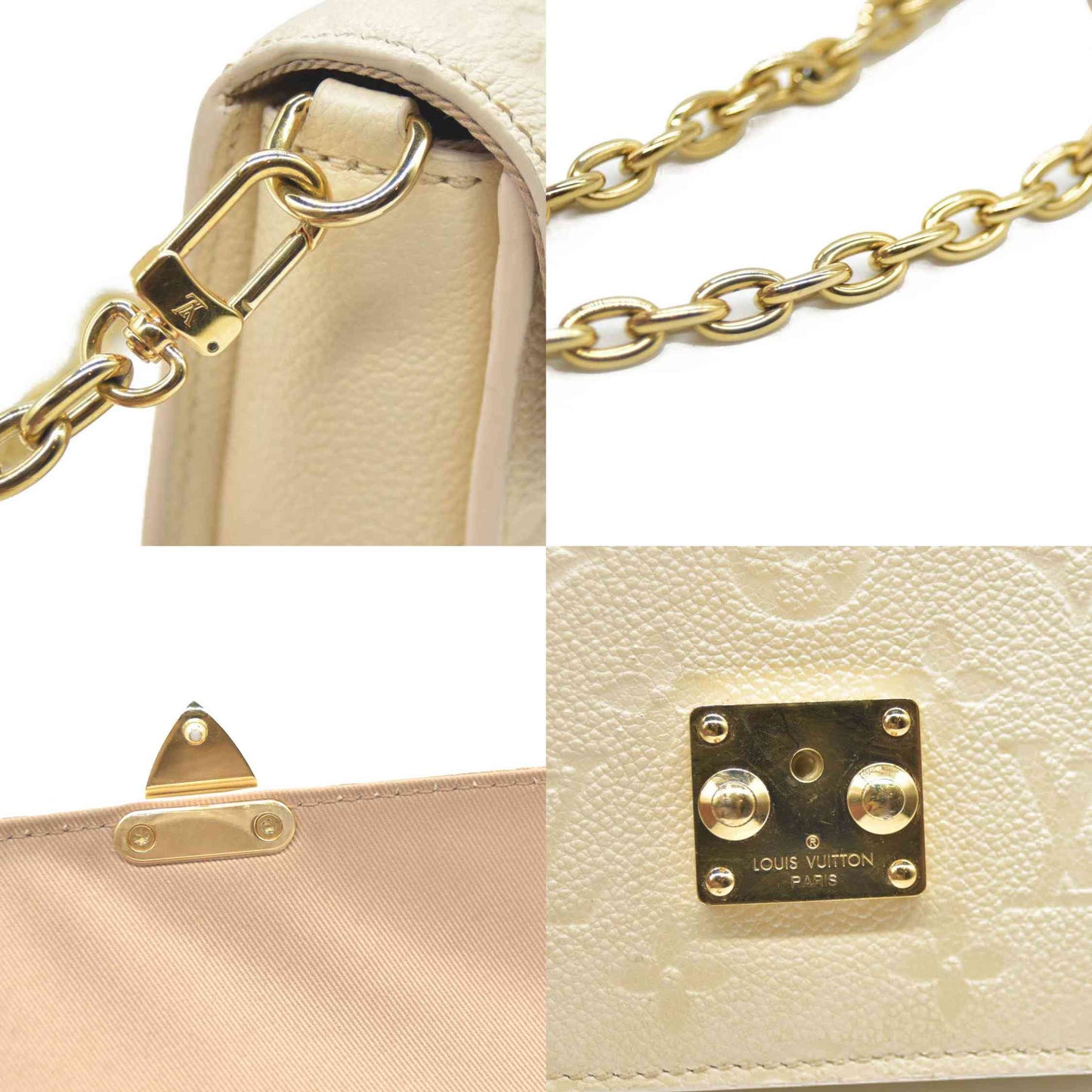 Louis Vuitton  Empreinte Metis Wallet On Chain Cream