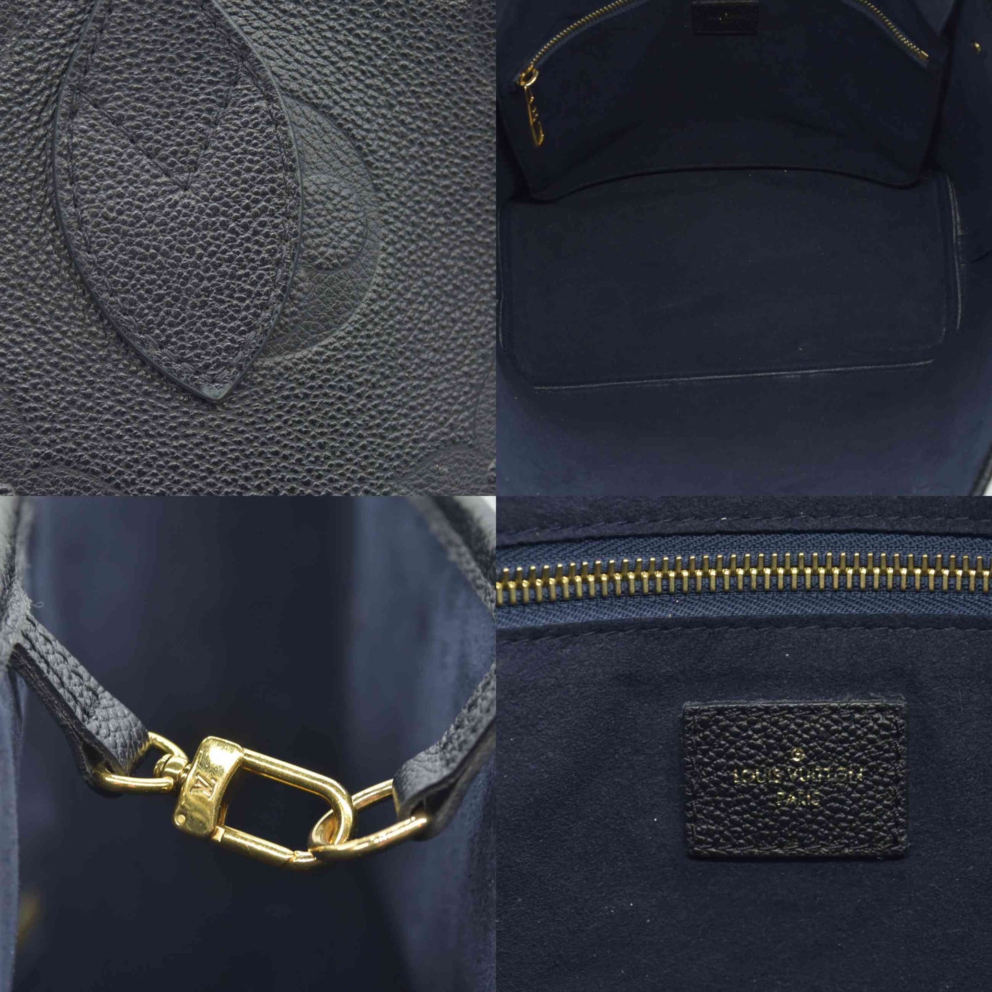 $2940 Louis Vuitton Monogram Giant Neverfull MM Black RFID