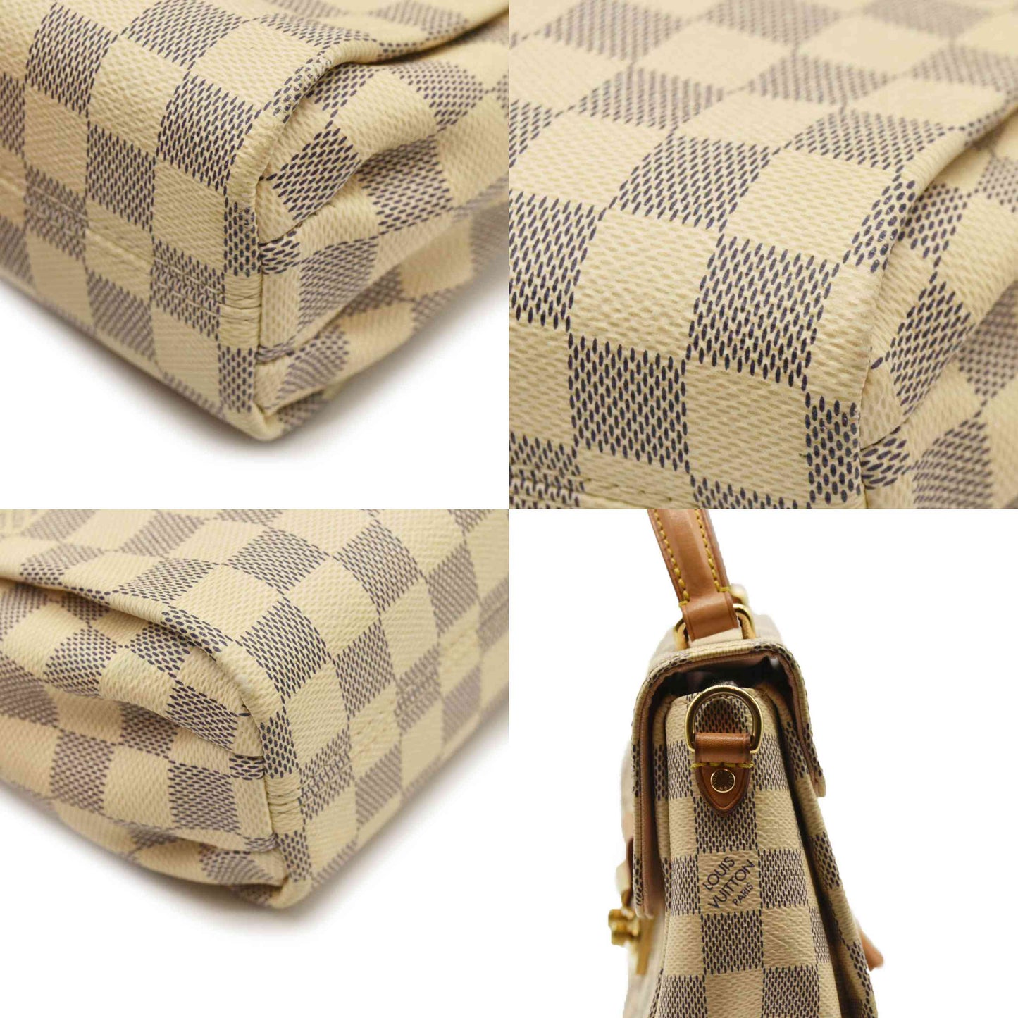 LOUIS VUITTON Damier Azur Croisette TR0188