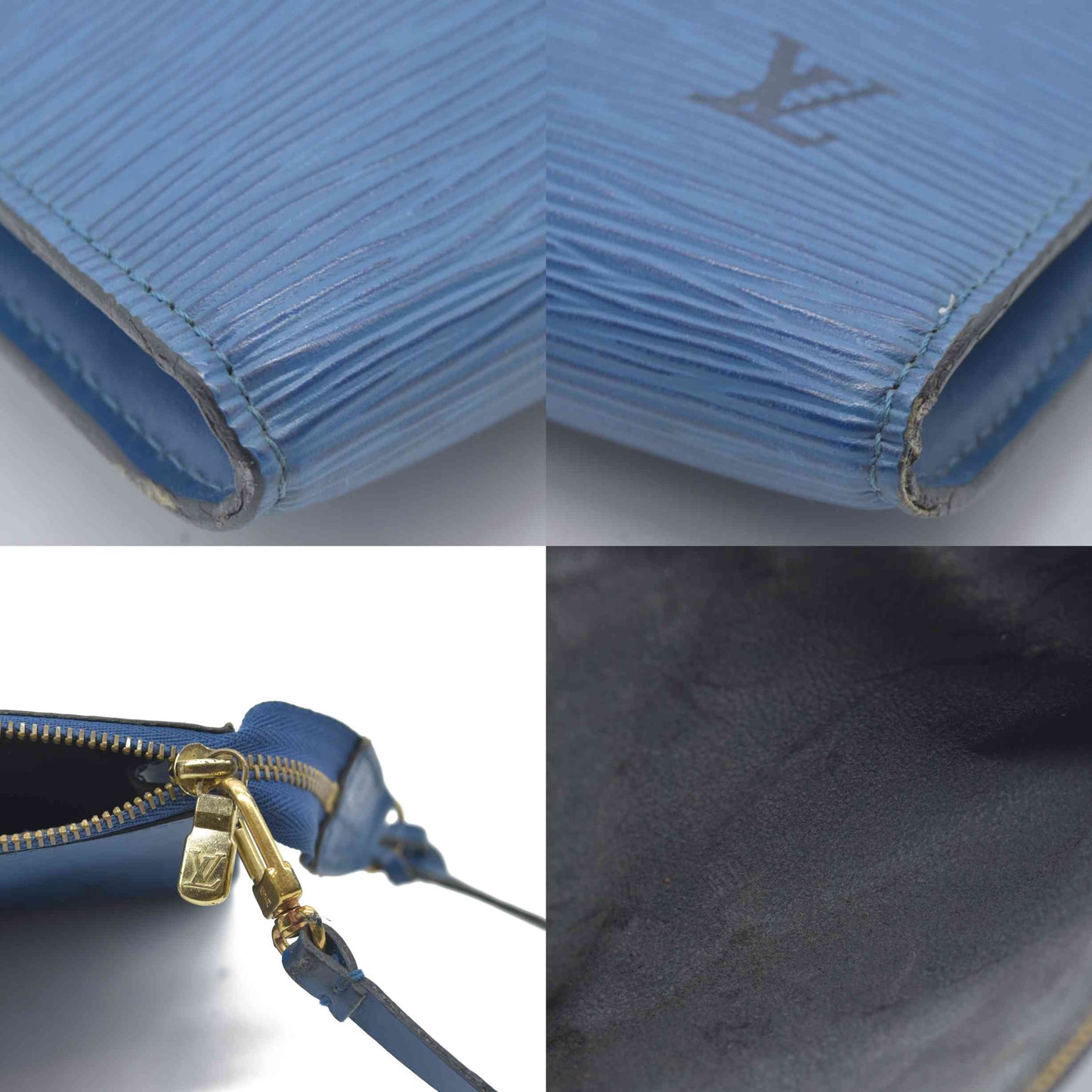 $1560 Louis Vuitton Epi Pochette Accessories Pouch Bag